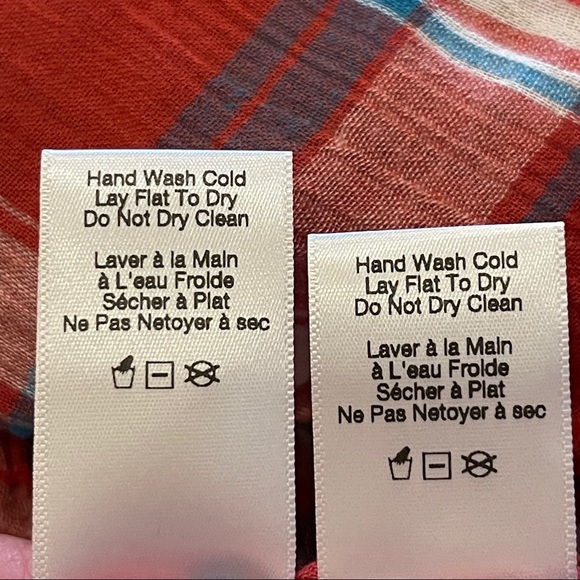 Blue Life Cherry Red Plaid Shorts Set S/M - Picture 8 of 10